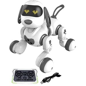 Ronyme Robot Jouets Télécommande Robot Chien Jouet Électronique Jouets Éducatifs Danse RC Robot Chiot pour Bébé Garçons et Filles Âge 5 6 7 8 9 10, noir - Publicité