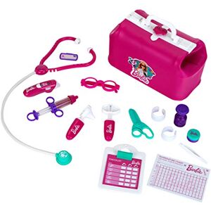 klein Theo  4601 Barbie Trousse de Médecin avec Accessoires Thermomètre à Fonction Sonore et Lumineuse Jouet pour Enfants à Partir de 3 ans - Publicité