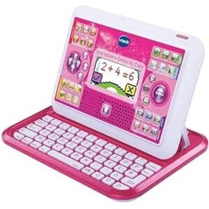 VTech Ordi-Tablette Genius XL Color Rose, Ordinateur Enfant, Tablette Éducative – 5/8 ans Version FR, Taille unique - Publicité