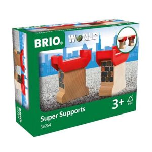 Brio World 33254 Supports de Pont Accessoire pour circuit de train en bois Jouet pour garçons et filles à partir de 3 ans - Publicité