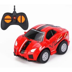 Highttoy Jouet Enfant 2 3 4 Ans, Voiture Telecommandé Enfant 2 3 Ans Voiture Enfant 2.4GHz Voiture Telecommandée Jouet pour Fille Garcon Cadeau Enfant 2 3 4+ Ans Petite Voiture de Course, Rouge - Publicité