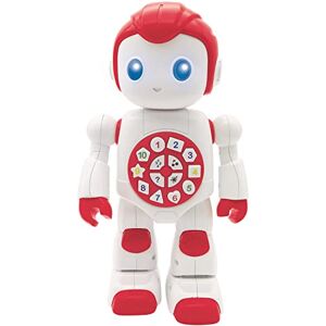 Lexibook Powerman First Jouet interactif pour Enfants éducatif-pour Danser Musique-Jeu de Quiz-Couleurs : garçon et Fille-Robot Intelligent-Rouge/Blanc, ROB15DE - Publicité