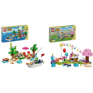 Lego Animal Crossing Excursion Maritime d'Amiral, Jouet de Construction Créatif pour Enfants & Animal Crossing Goûter d’Anniversaire de Lico, Jouet de Construction Créatif pour Enfants - Publicité