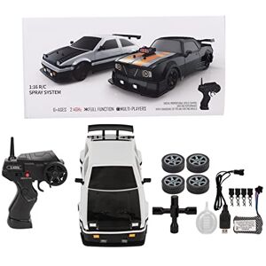 BuyWeek Voiture Télécommandée Drift, 1:16 2,4Ghz Voiture Télécommandée de Drift Tout Terrain Simulation RC Drift Voiture Jouets avec 2 Jeux de Pneus pour Enfant Adulte - Publicité