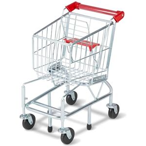 Melissa & Doug Chariot D'Épiceries, Jeux de rôle magasin, Ensemble de jeu Supermarché, Jeu d'imitation, Accesoires de cuisine pour enfants, Cadeau pour filles et garçons de 3 4 5 6 7 ans - Publicité