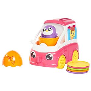 TOMY Toomies Hide and Squeak Fill and Pop Ice Cream Van, Jouet à pousser pour bébé, Jouet de Pâques pour bébés, Jouets musicaux avec couleurs et sons, Bébés garçons et filles âgés de 1, 2 et 3 ans - Publicité