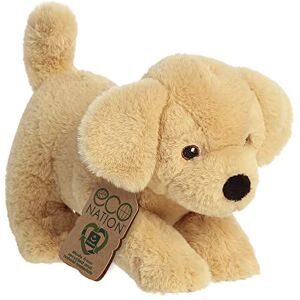 Aurora World- Aurore , 35044, Eco Nation Labrador,21cm, Peluche, Jaune - Publicité