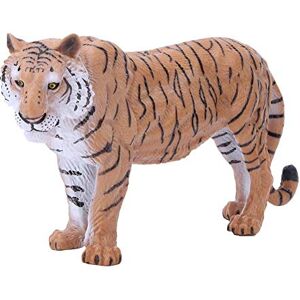 Zerodis Modèle de tigre de simulation solide, collection animale de tigre mâle en plastique décoration jouet éducatif précoce pour les enfants - Publicité