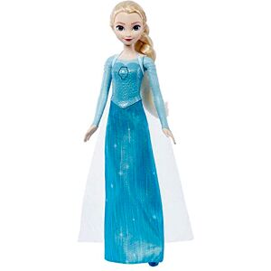 Disney La Reine des Neiges Poupée Elsa Chantante, Tenue Du Film Inclue, Version Italienne, À Collectionner, Jouet pour Enfant de 3 ans et Plus, HMG33 - Publicité