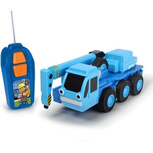 Dickie Toys Constructeur Heppo Bob The Builder Kranwagen Véhicule RC Voiture, Grue télécommandée, 203134005, Bleu/Gris, 20 cm - Publicité