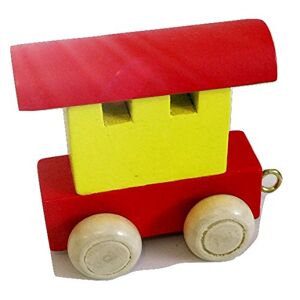 toys.funworld Ensemble de lettres de l'alphabet en bois coloré pour enfant sur train, personnalisable - Publicité