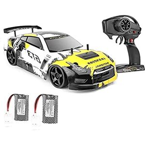 CGonqx Voiture télécommandée Drift Racing RC Cars pour Enfants, 70 km/h Haute Vitesse RC Drift Racing Car 1/10 échelle 2,4 GHz RC Drifting Vehicle Truck Super Fast Sport Racing Car RC Drift Car pou - Publicité