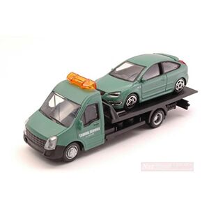 Bburago Burago BU31404 Ford Focus St + Flatbed Transporter 1:43 MODELLINO Die CAST Model Compatible avec - Publicité