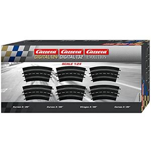 Carrera rail et accessoire pour circuit 20020573 1/24 et 1/32  Evolution - Digital 132 et 124 Courbes 3/30° (6) - Publicité