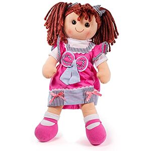 Bigjigs Toys Poupée 28cm Emma   Jouet Enfant   Jeu Traditionnel Enfant   Nounours   Jouet Enfant   Cadeau Enfant   Jouet pour Fille - Publicité