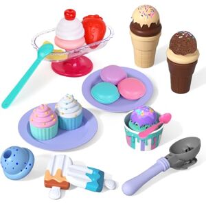 Lehoo Castle Crème Glacée Jouets, Cuisine Enfant 2 Ans, Dinette Enfant, Accessoire Cuisine Enfant, Montessori, Dinette Cadeau pour Garçons et Filles de 3 4 5 6 7 Ans - Publicité