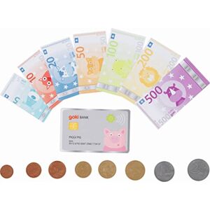 Goki - Argent fictif Animaux, y Compris la Carte bancaire Ensemble d'accessoires, 51497, Multicolore - Publicité