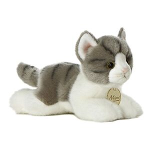 Aurora World Miyoni Grey Tabby Cat Plush, 8" by - Publicité