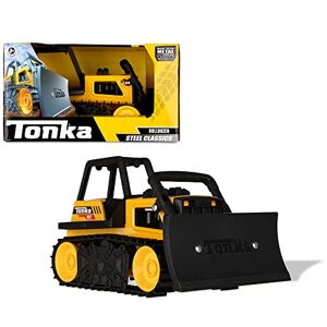 Tonka 6027 Steel Classic Bulldozer, Bulldozer Truck Toy for Children, Kids Construction Toys for Boys and Girls, Vehicle Toys for Creative Play, Toy Trucks for Children Aged 3+ - Publicité