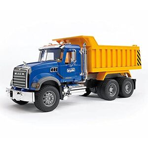 bruder 02815 Camion MACK Granite avec benne basculante, camion, camionnette, camion, véhicule de chantier, chantier de construction - Publicité