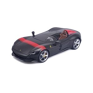 Bburago Ferrari Monza SP1 18-26027BK Voiture Miniature à l'échelle 1:24 Ferrari Race & Play Series Porte Mobile Noir/Rouge - Publicité