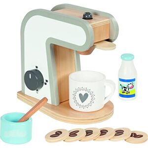 Goki Machine à café 51506 Kit de Jeu Accessoires de Cuisine pour Enfants et Magasin en Bois - Publicité