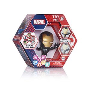WOW! PODS Avengers Collection Iron Man métallisé, Figurine de Super-héros Lumineuse à tête branlante, Jouets Officiels Marvel Multicolore - Publicité