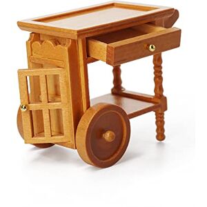 Odoria Miniature 1/12 Chariot de Service Accessoire Maison de Poupée - Publicité