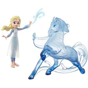 Disney La Reine des Neiges Coffret Douceurs Givrées avec Poupée Elsa,  figurine Olaf, 2 pots de pâte à modeler de couleurs différentes et plus de  10