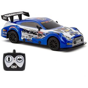 CMJ RC Cars Road Rebel Blue Bolt : passionnante voiture télécommandée à l'échelle 1:24, jeu de course à grande vitesse pour tous les âges - Publicité