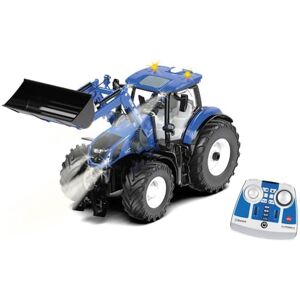 SIKU 6798, Tracteur New Holland T7,315 Avec Chargeur Frontal, Bleu, Métal/Plastique, 1:32, Télécommandé, Commande Par Bluetooth Incluse, Commande Par Application Possible - Publicité