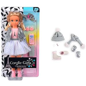 Corolle Coffret Valentine Fashion Week Paris, poupée Mannequin + Ensemble Hiver, 28cm, dès 4 Ans - Publicité