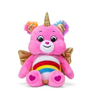 Basic Fun Care Bears Peluche 22 cm Pegasus Cheer, Peluche Mignonne à Collectionner, Peluche Licorne pour garçons et Filles, Petit Ours en Peluche, Peluche pour Enfants - Publicité