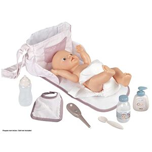 Smoby Baby Nurse Sac à Langer pour Poupons et Poupées Matelas et Porte-biberon Inclus 7 Accessoires 220369WEB - Publicité