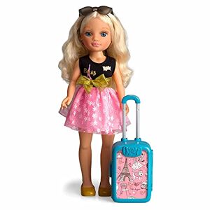 Nancy Chic voyage à Paris, poupée avec une valise et accessoires pour les enfants de 3 ans (Famosa 700015341) - Publicité