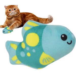 Dalchana Jouets pour chat à l'à chat, jouet en peluche pour chat Jouets de morsure de chat de poisson tropical Jouets d'à chat en peluche, doux, résistants aux morsures, résistants aux déchirures, - Publicité