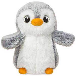 Aurora World- , 73749, Pompom Pingouin, 15cm, Jouet Doux, Gris/blan, Blanc - Publicité