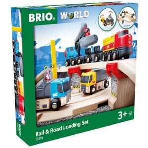 Brio World 33210 Circuit Rail Route Transport de Roches Coffret complet 32 pièces Circuit de train en bois sur 2 niveaux Jouet pour garcons et filles à partir de 3 ans - Publicité