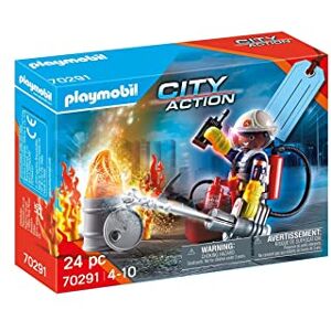 GiraffeKids Playmobil - Coffret Cadeau City Action Fire Rescue - Publicité