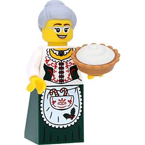 Lego Figurine Mme Claus/Femme du Père Noël avec gâteau - Publicité