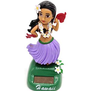 Nybhyjka Figurine Solaire Dansante, Danseuse Hawaienne Voiture Qui Bouge, Bobble Heads Pour Bord, Figurine Hawaïenne Jouet Voiture Solaire Balançoire Poupée Hawaiian Fille Danse Jouet Pour Tableau De Bord - Publicité