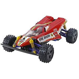 Tamiya 47457 1:10 RC Fire Dragon (2020) – Voiture télécommandée, véhicule, modélisme, kit à Assembler, Passe-Temps, Bricolage, Rouge - Publicité