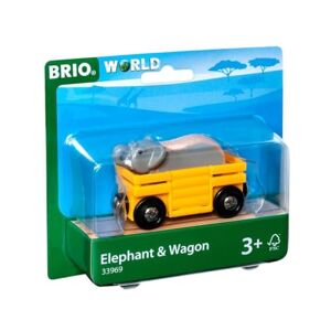 Brio World WAGON ET ELEPHANT, 33969, Jaune - Publicité