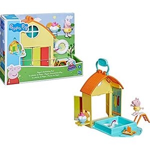 Peppa Pig Peppa's Adventures Peppas Day Kit de Jeu préscolaire Comprenant 1 Figurine et 4 Accessoires, Convient aux Enfants à partir de 3 Ans - Publicité