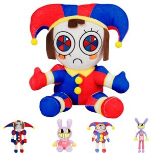 LUKIUP The Amazing Digital Circus Plush, Pomni et Jax Digital Circus Plush, Poupée de Cirque Numérique, Plush Toys for Circus Clowns pour Enfants/Adultes/Fans De Télévision, Cadeau d'anniversaire(A) - Publicité