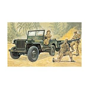 ITALERI I314 Maquette Chars d'assaut Jeep Willys Echelle 1:35 - Publicité