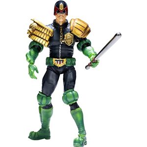 Diamond Select Toys Diamond Select 2000 AD Figurine 1/18 Exquisite Mini Judge Dredd 10 cm - Publicité