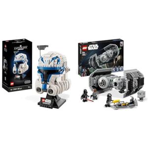 Lego 75349 Star Wars Le Casque du Capitaine Rex, Maquette à Construire pour Adultes & 75347 Star Wars Le Bombardier TIE, Kit de Maquette à Construire, Vaisseau avec Figurine de Droïde Gonk - Publicité