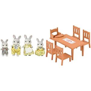 Sylvanian Families® Figurine famille lapin gris 4030