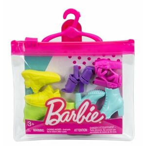 Barbie Lot de Chaussures, HBV30, Multicolore - Publicité